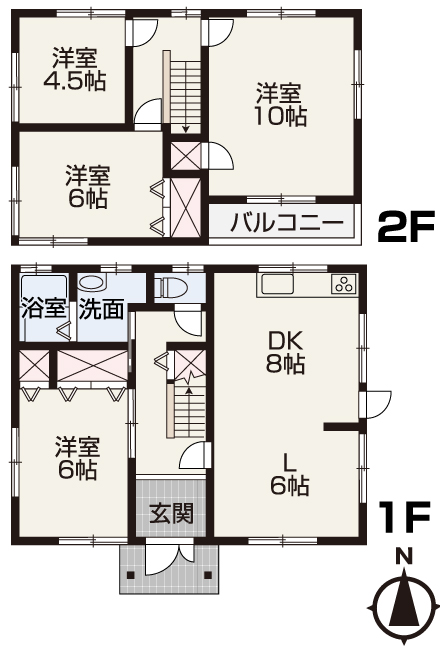 イデアフィール 浦安西町間取り図
