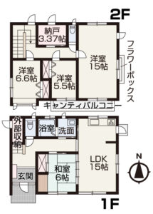 岡山市北区津高台2丁目　売家　2290万円　ミサワホーム