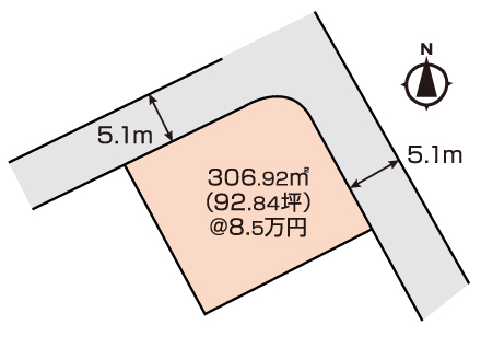赤磐市桜が丘西2 土地 788万円 東本地所