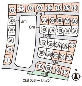 岡山市東区久保 分譲地 土地 コクエイ