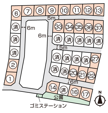 岡山市東区久保 分譲地 土地 コクエイ