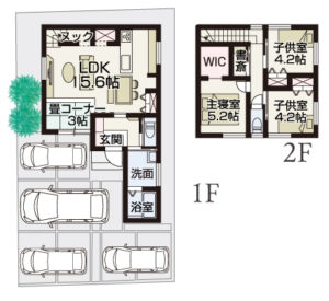 倉敷市堀南 新築建売住宅 3980万円 木の城いちばん