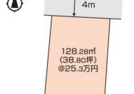 岡山市南区福富中1丁目 土地 980万円 ミサワホーム