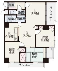 岡山市北区東島田2丁目　中古マンション　1280万円　大建地所NX