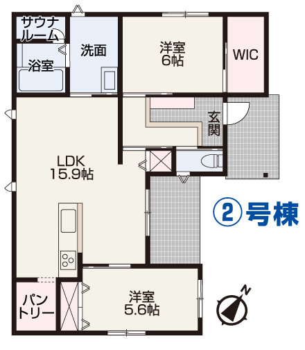 岡山市中区倉田 新築建売住宅 1号棟4580万円 2号棟4280万円 大建地所NX