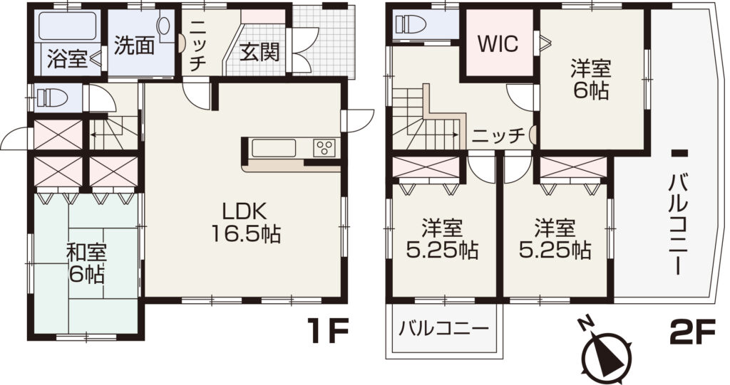【岡山市南区万倍】JR備前西市駅まで徒歩11分!生活施設充実エリア!間取り