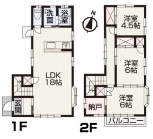 倉敷市船穂町船穂　リノベ中古住宅　1780万円　大建地所NX　