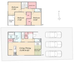 岡山市中区浜 新築建売住宅 4593万円 フラワーホーム㈱