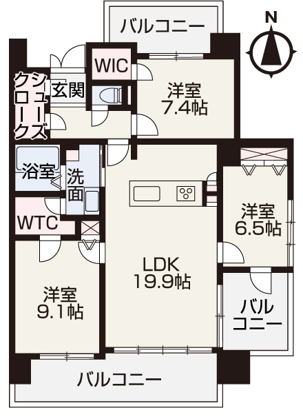 岡山市北区中山下1丁目 マンション ロイヤルガーデン中山下弐番館 5000万円 おうち家マネージメント