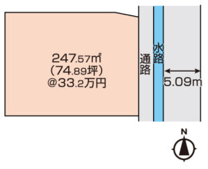 岡山市北区大安寺中町　土地　2480万円　なりとも不動産