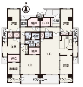 岡山市北区大供 ビ・ウェル大供 マンション 7200万円 八鍵不動産