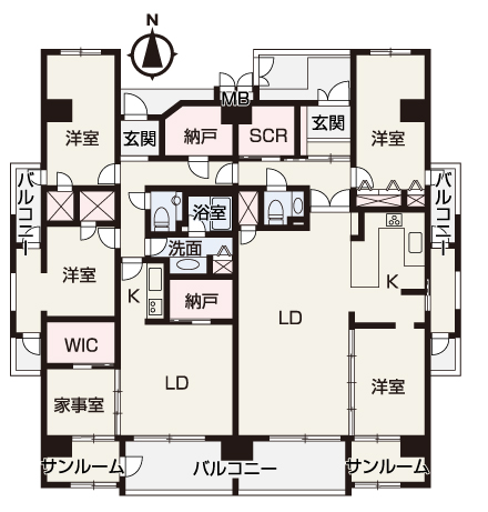 岡山市北区大供 ビ・ウェル大供 マンション 7200万円 八鍵不動産